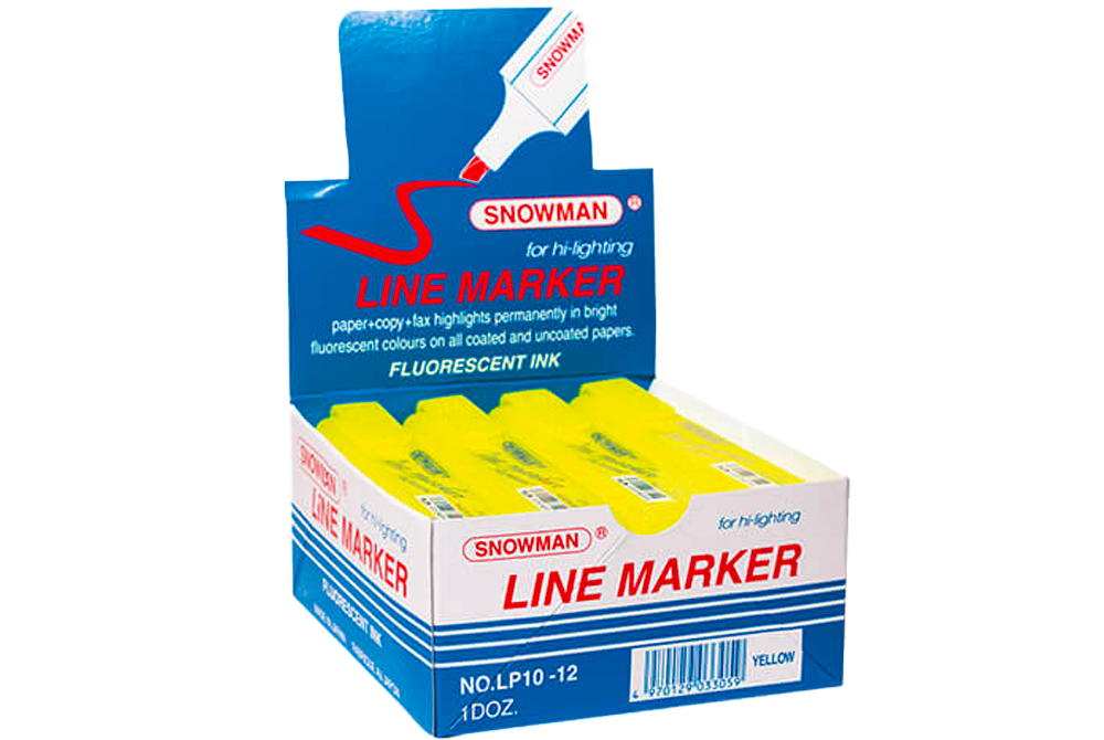 Box Snowman Line Marker