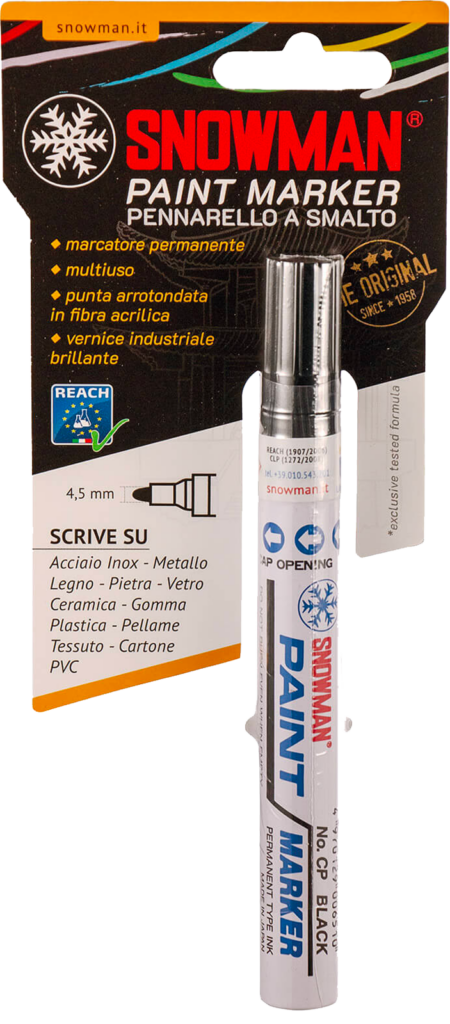 Blister Snowman Paint Marker